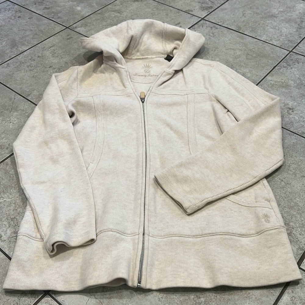 Tommy Bahama Full zip hooded sweatshirt